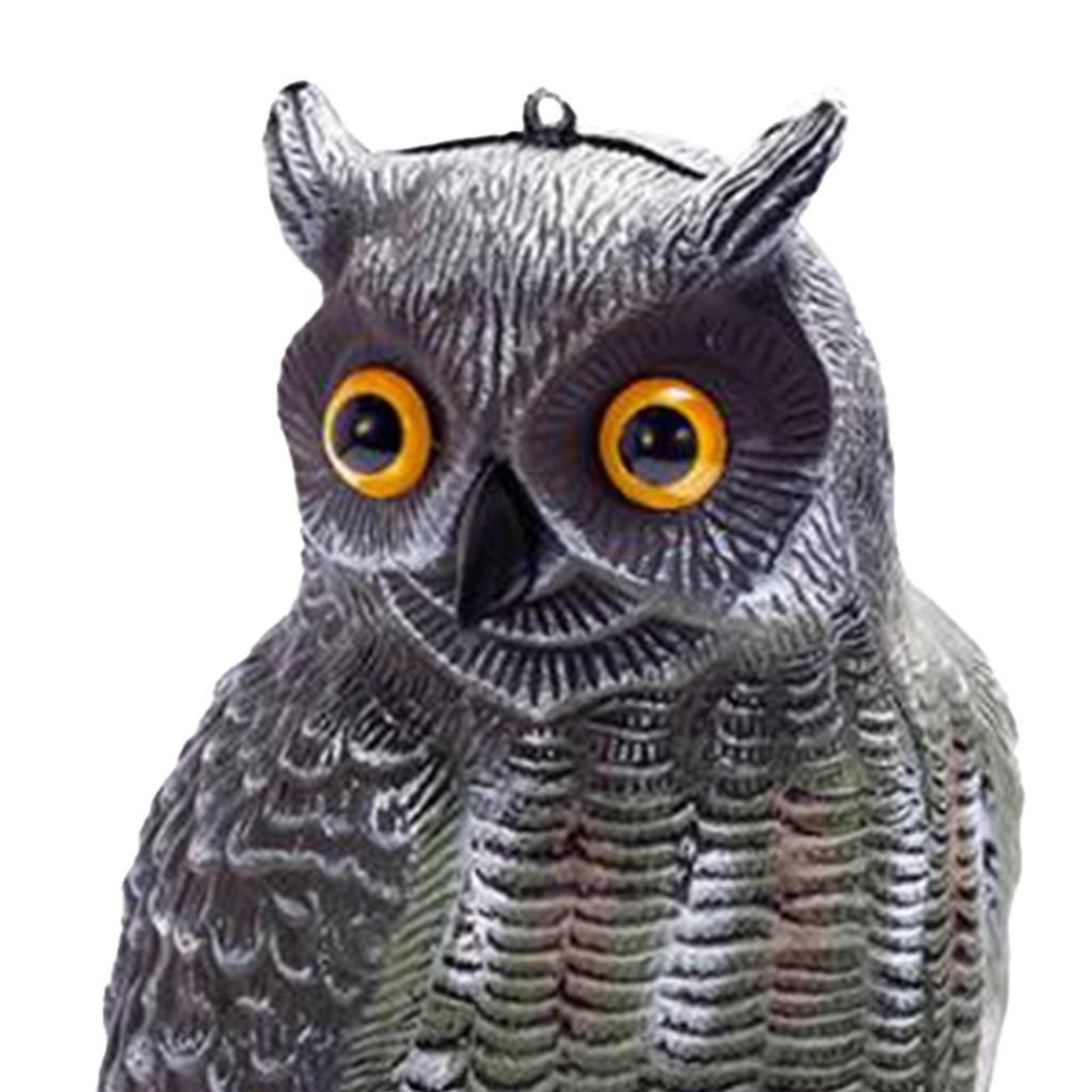 Realistická sova jako návnada Realistická sova zahradní soška Dekorace Falešný pták Strašák sova Návnada na střechy Venkovní zahrada Dvůr Terasy