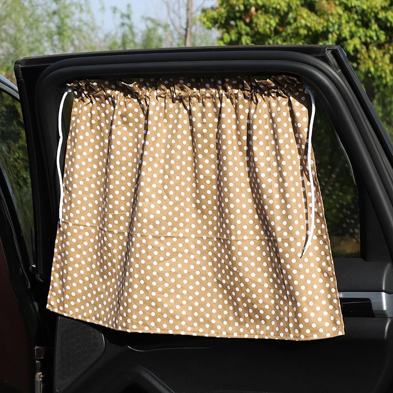 Universal Car Sun Shade Cover UV Protect Curtain Side Window Sunshade Cover  Suction Cup Retractable Light Blocking Artifact