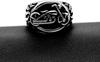 Uloveido Men's Black Titanium Steel Biker Ring Flame Motorcycle Ring for Men Dad Birthday Father's Day Gift Y510