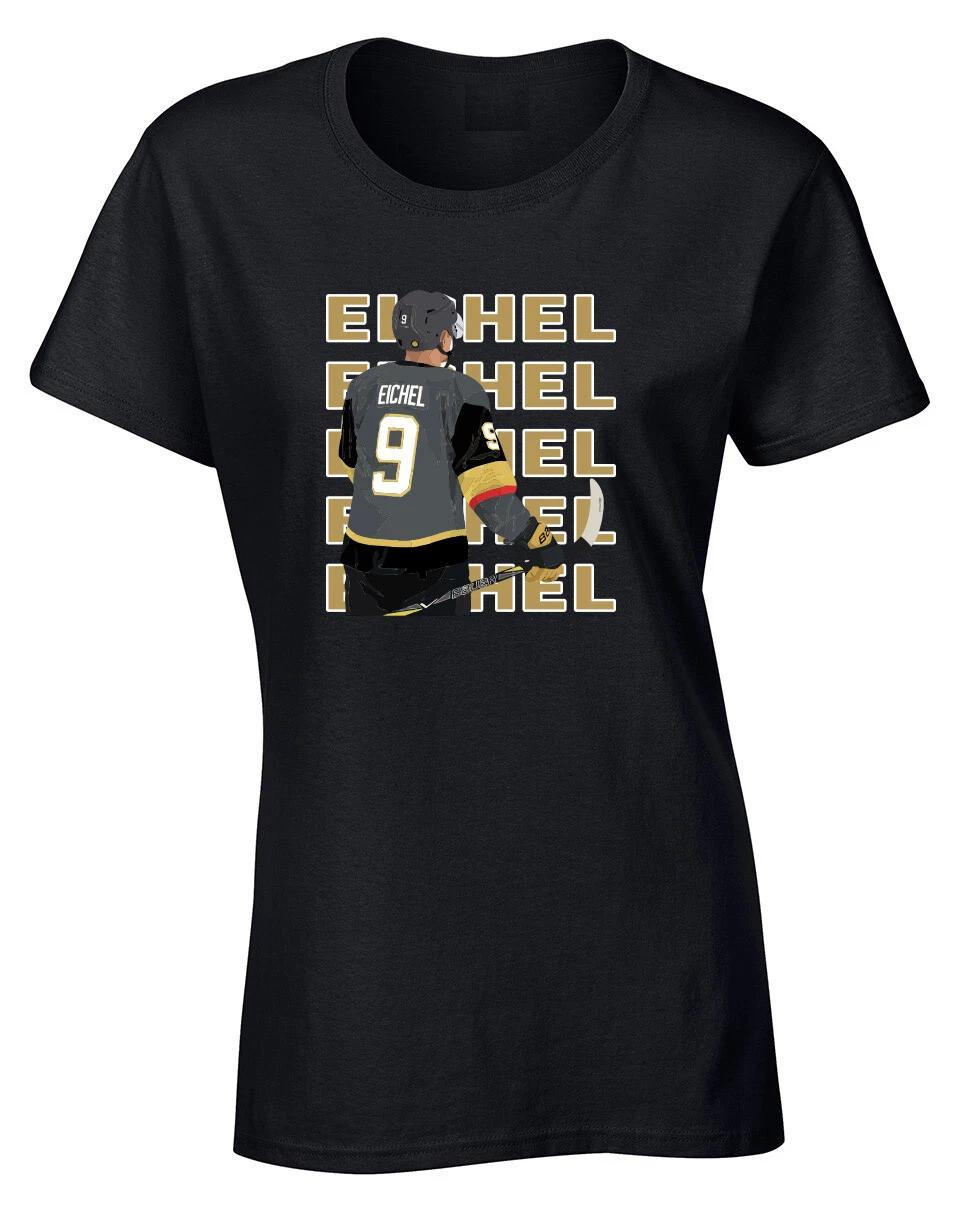 Vegas Golden Knights Jake Eichel Text Pic Women s T-Shirt S