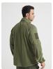 Herren Taktische Fleece Kapuzenjacke mit Stehkragen