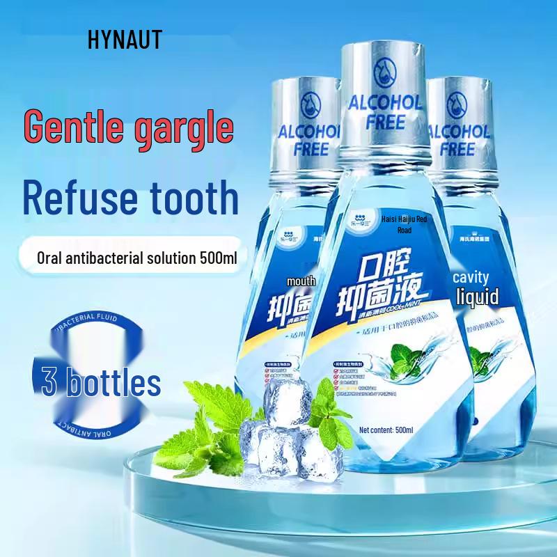 Hais Haina Refreshing Mint Antibacterial Mouthwash for Fresh Breath