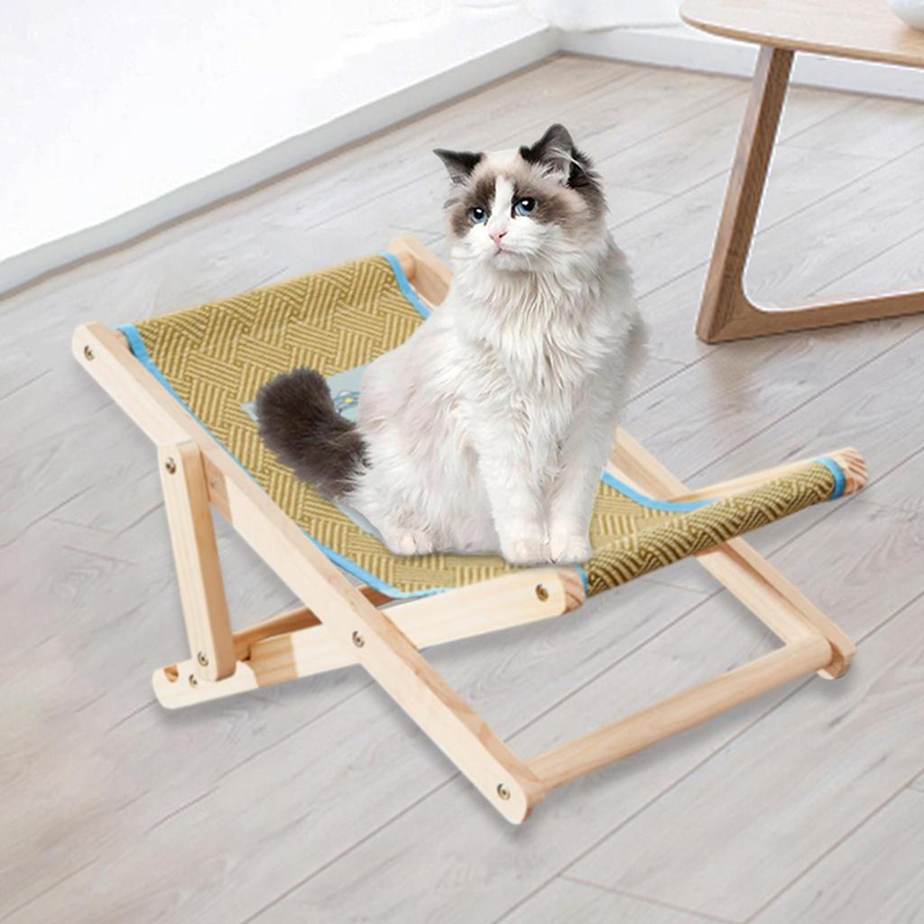 Scratcher Bed Multipurpose Casual Chair Anti Slip Legs Comfortable Adjustable Sturdy for Small Cats