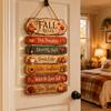 2D Flat Autumn Harvest Sign Decorative Fall Theme Wall Hanging Plaque  Home Decor