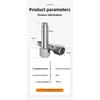 Industrial grease gun dual nozzle kit, suitable for excavators and trucks.