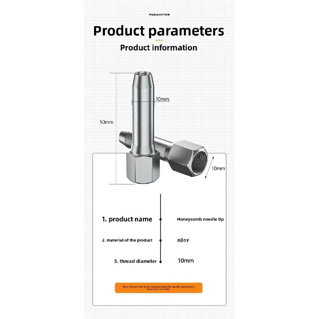 Industrial grease gun dual nozzle kit, suitable for excavators and trucks.