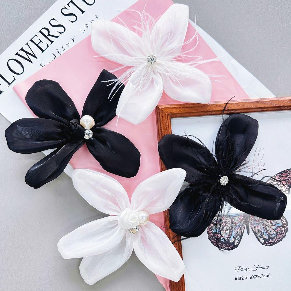 

Clothing Accessories Collar Flower Handmade Patches Fashion Flower Brooch Pins for Women