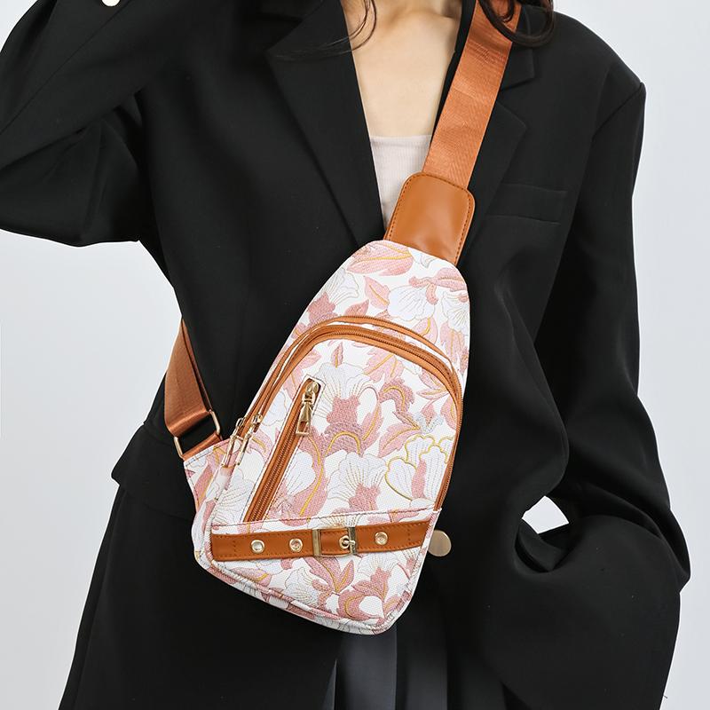 Small Bag Women's Shoulder Bag Crossbody Bag Chest Bag Mobile Phone Bag Multi-Pocket Bag