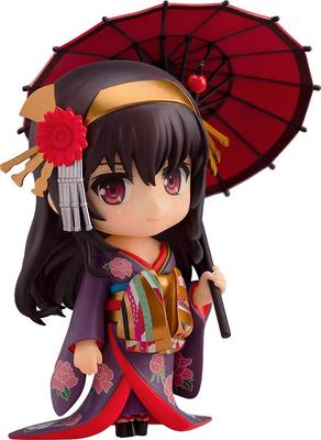 Nendoroid Saekano Como criar uma namorada chata Fine Utaha Kasumigaoka Roupas japonesas Ver. Figura móvel pintada em ABS e PVC sem escala