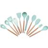Hot Sale 13 Pcs Silicone Kitchen Utensils with Round Holder for Cooking Tool Set Silicone Quality Kitchen Tools