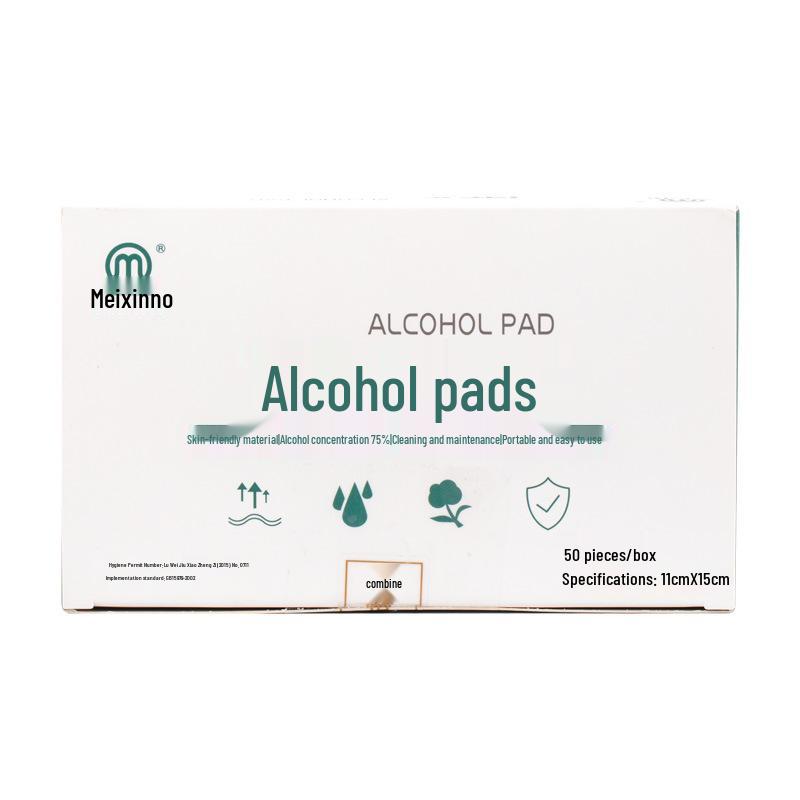 100-Piece 3x6cm Alcohol Swabs: Disposable Disinfection for Skin, Phones, Cutlery & More