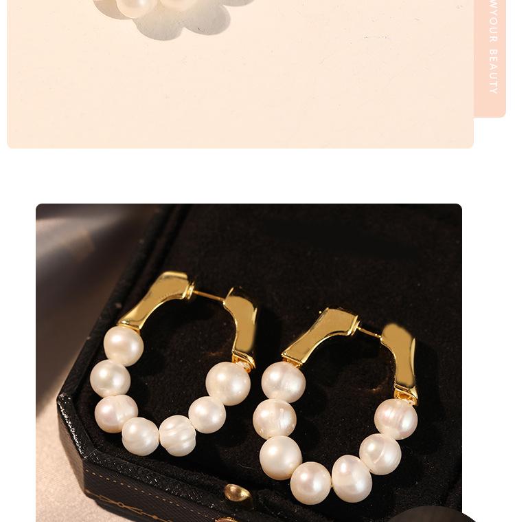 2023 Damen High-End Süßwasserperlen Ohrringe: Schlichte, luxuriöse, vielseitige Designer-Accessoires