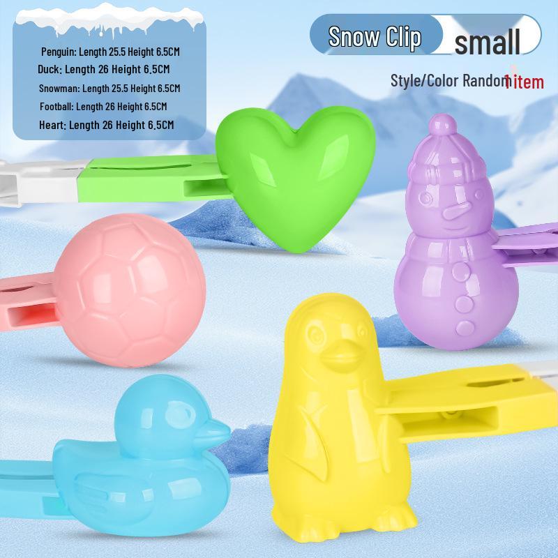 

Детский набор для лепки снежков и лопатка - Утолщенный инструмент для игр со снегом в форме утки для развлечений на открытом воздухе