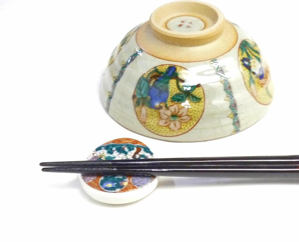 Hyakukaen Kutani Chopstick Rests of Kutani Historical Transfer Baked (Set 5) - Paintings, Paper,