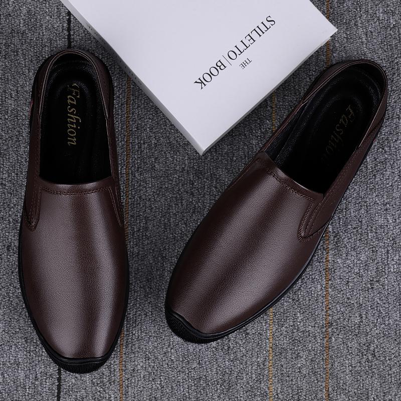 FashionSummer Luxury Shoes Brand Designer Men Loafers Genuine Leather Casual Shoes Mens Slip-ons Mocasines Hombre Man Moccasin Spring