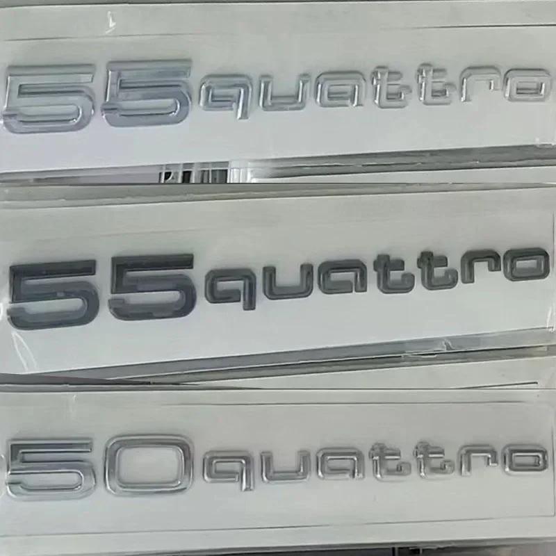 S1 Car ABS Rear Trunk Sticker For S1 35 55 50 Quattro Logo A7 A8 Q3 A1 A3 A5 A6 Q4 Q5 S7 A4L Tail Emblem Badge Decals AZ1s18