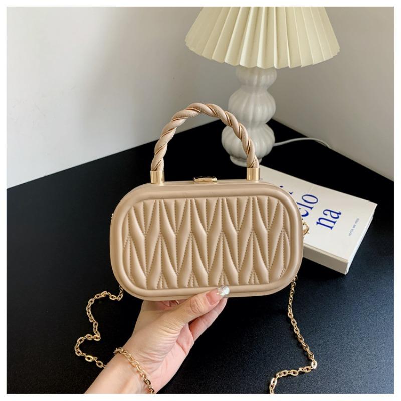 Chain Portable Shoulder Box Bag, New Small Square Bag, Messenger Bag Bag.