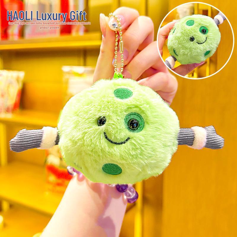 Cartoon Candy Plush Keychain: Cute Biscuit & Bread Doll Pendant Gift