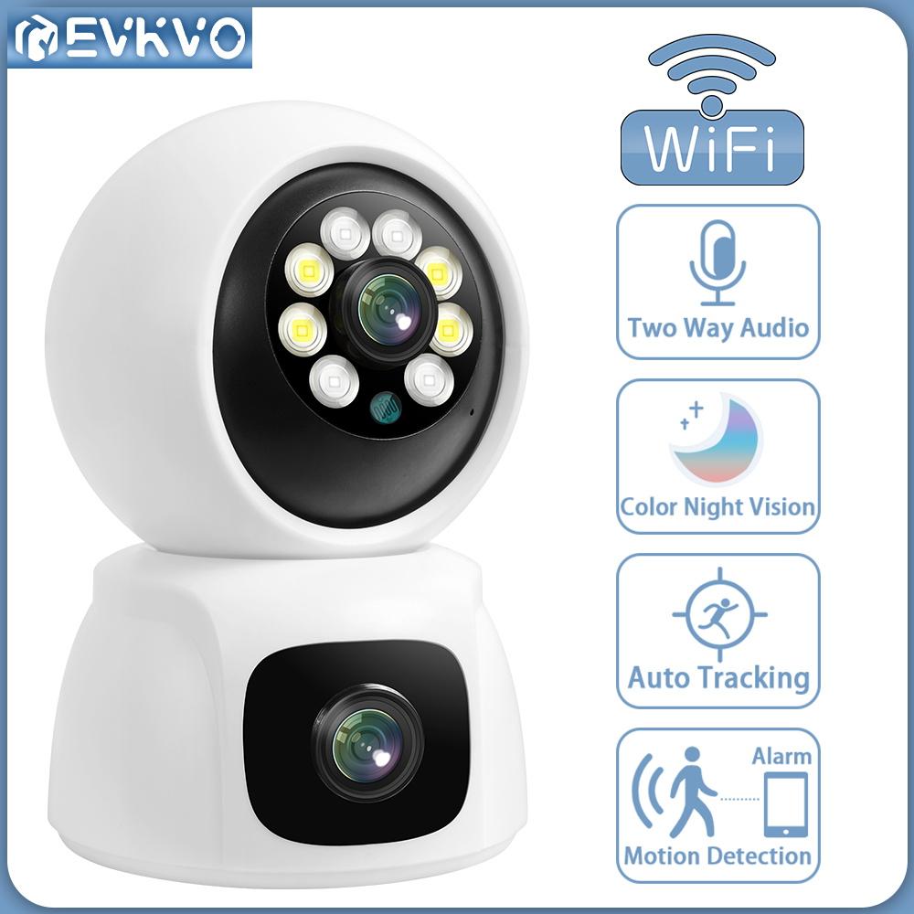 

EVKVO Okam 4MP 2K Dual Lens WiFi IP-камера PTZ Радионяня Автоматическое слежение Ai Обнаружение человека Внутренний дом Secuiryt CCTV Видеонаблюдение