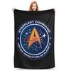 Star Treks Starfleet Gift Blanket For Men Women Warm Cozy Fluffy  Throw Blankets for Sofa 50x60 Inches Multi-size