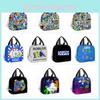 Bolsa de Almoço Estilo Desenho Animado Rainbow Friends Isolada com Folha de Alumínio Espessa para Piquenique