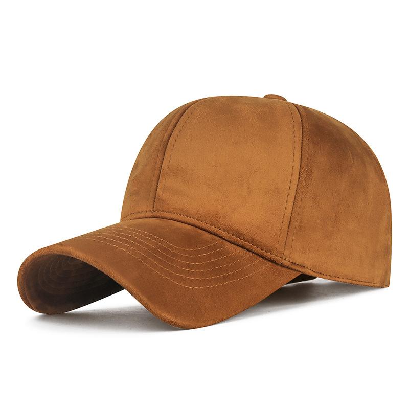 Northwood Autumn Winter Plush Cotton Baseball Caps for Men Women Velvet Super Soft Plush Fabric Solid Color Baseball Hats Warm Duck Tongue Hats