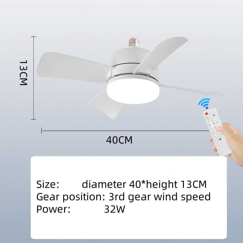 Inteligentní lustrový ventilátor pro osvětlení ložnice a obývacího pokoje stmívač a ovládání rychlosti LED stropní ventilátor na dálkové ovládání