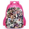 Babymonster Member Name Collage, Schoolbag, Elementary School Backpack, Korean Group Support Pink Backpack