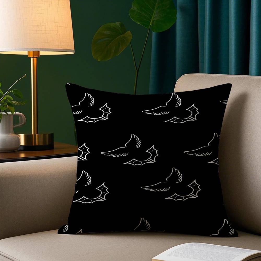 Rapper D-Duki Pillow Case Plush Fabric Soft Pillowcase Double Sided Print Sofa Cushion Cover Throw