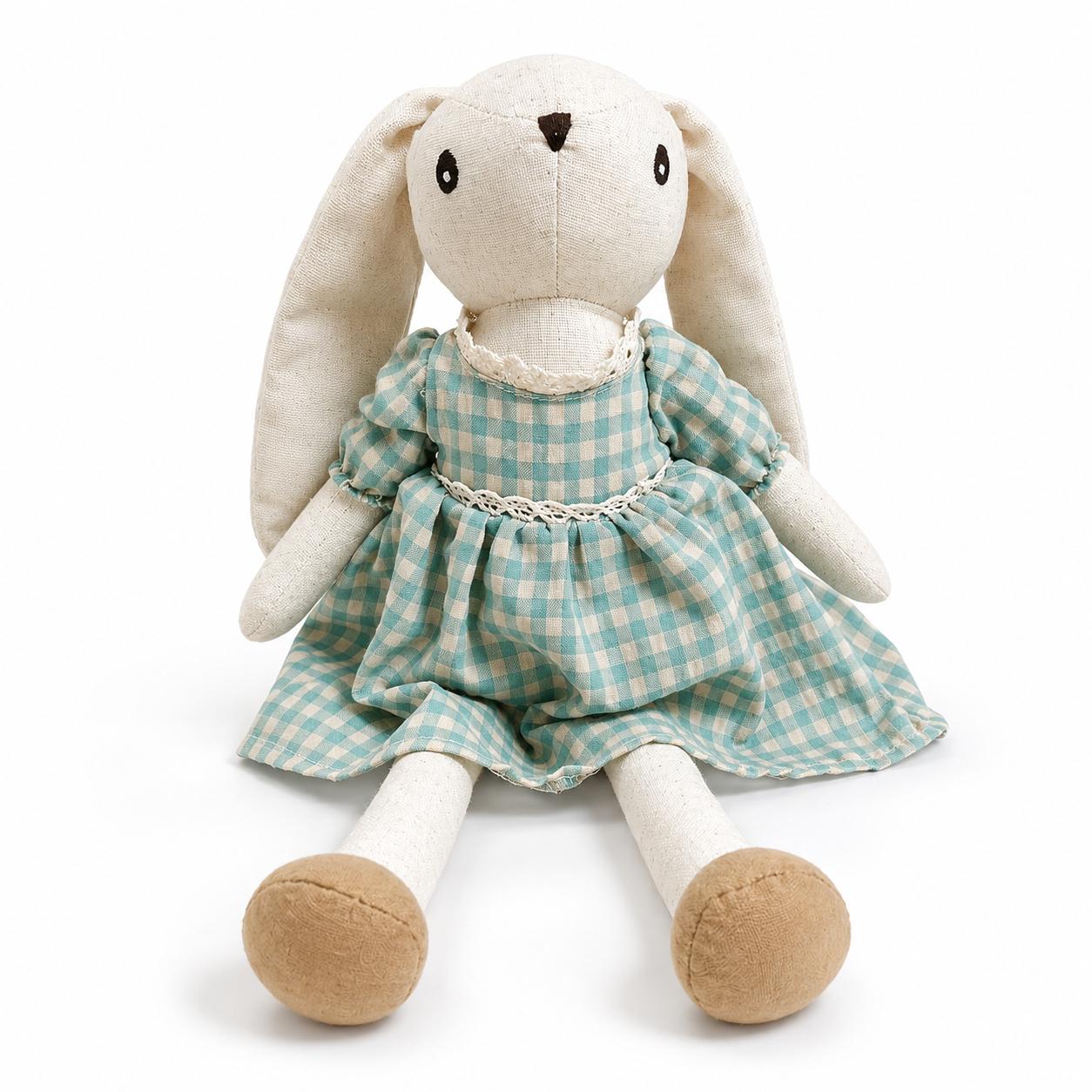 Poupée Lapin en Peluche Douce Taille S Jouet Lapin Pour Bébés et Enfants Accessoire de Photographie Cadeau de Fête et Décoration de Chambre