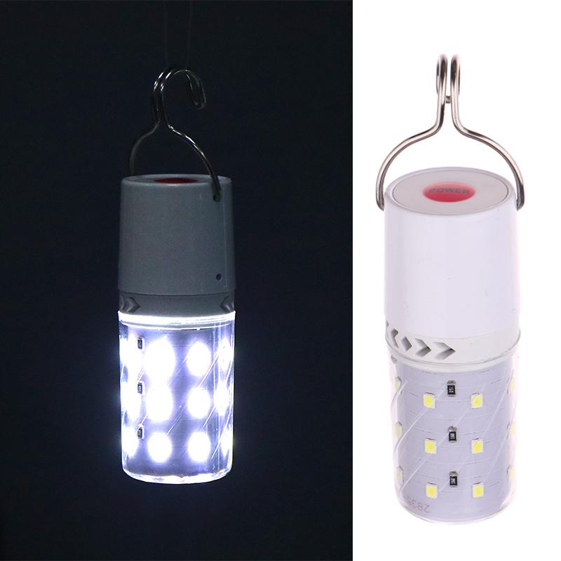 Portable Outdoor Camping Lights Usb Rechargeable Lamp Led Emergency Bulb With Hook Camping Fishing Emergency Night Lights