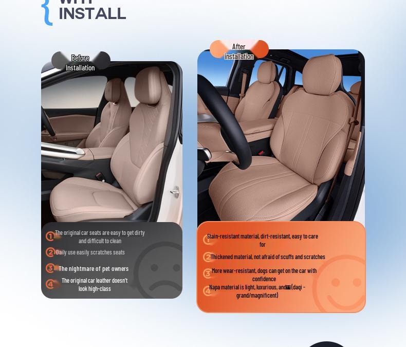 Alfa T5 Seat Cushion: All-Season, Universal Breathable Cover for 26 Car Models.