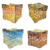 Handcraft Lover DIY 21Pieces 3D Tulips Night Lamp and Mirror 2 In 1 Kits Handmade Flowers Night Light Set Desktop Decors
