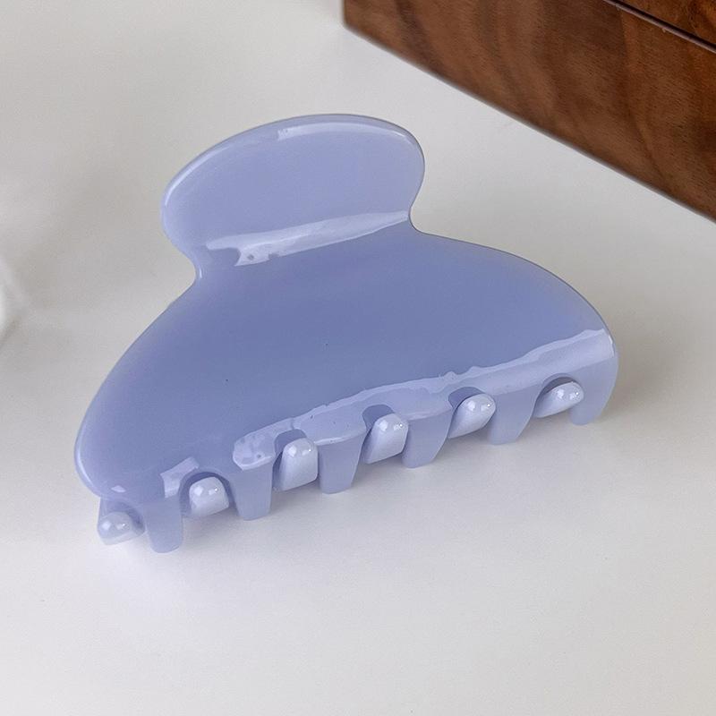 Fashion Acetate Leopard Print Hair Claws Geometric Crab Shape Clamp Styling Hair Clips for Women Girls Solid Hairpins Headdress