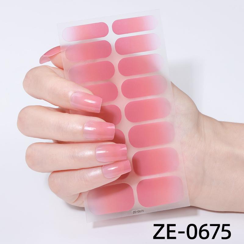 2025 Koreanische Farbverlauf Glitzer Katzenaugen Nagelkunst Aufkleber - Wasserdicht