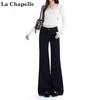 La Chapelle Women's Retro High-Waisted Flare Jeans