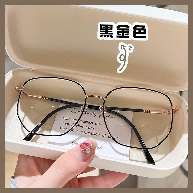 

Анти-синий световой радиационный обесцвечивание студенческие очки близорукость мужчины могут соответствовать степени анти-усталость женщины плоские легкие очки оправа волос [change tea] No degree