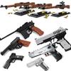 Technique Guns Kit Revolving Pistol Sets SWAT Military WW2 Weapons Model Building Blocks Boy Toys Desert Eagle Army Mark Handgun