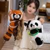 Pig Animals Raccoon Bag Dog Capybara Crossbody Bag Cute Plush Panda Backpack  Zoo Gift