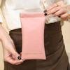 Letter Mini Self-closing Coin Purse Spring Bag Small Sunglasses Bag Holder  Outdoor