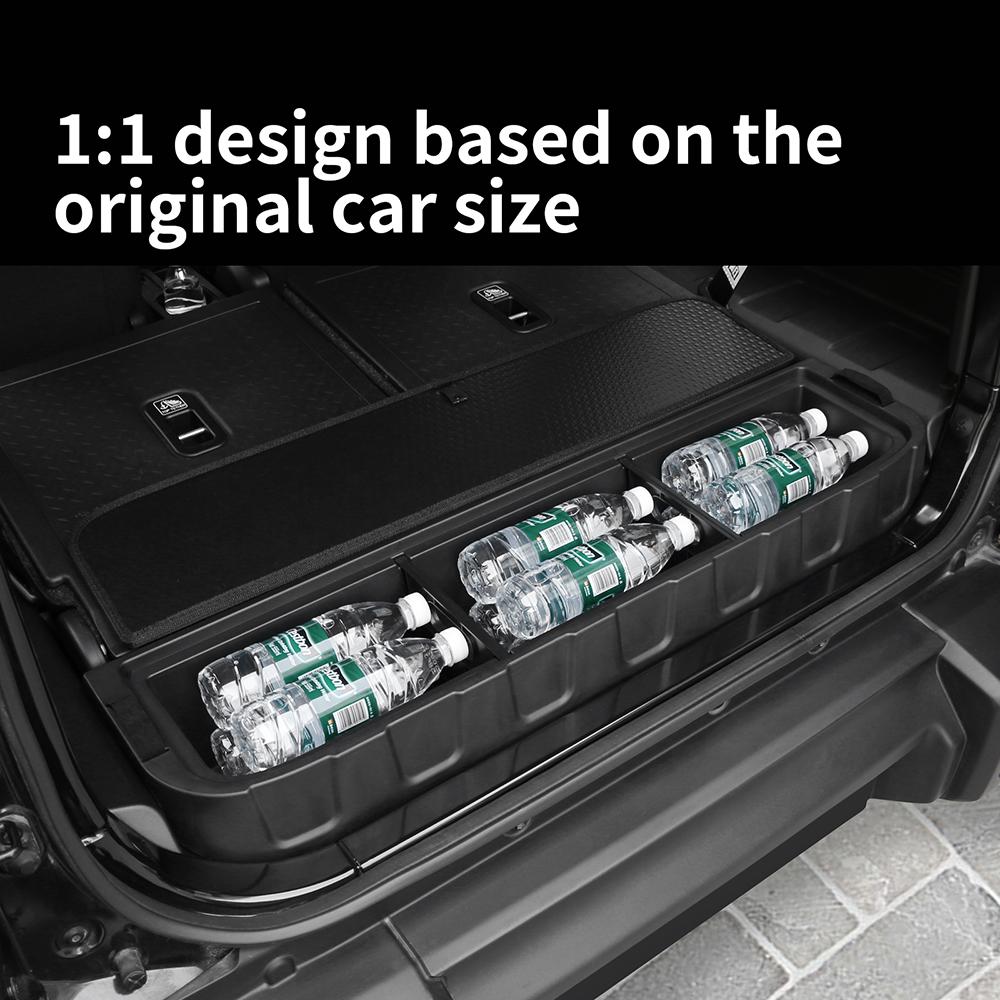 BDM1 For Suzuki Jimny 2019-2025 Trunk Storage Box Removable Partition Washable Organizer Anti-Scratch Interior Decor Auto Accessories
