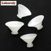Chinese White Jade Mud Ceramic Teacup White Porcelain Bamboo Hat Tea Bowl Personal Jade Clay Cone Master Cup Kung Fu Teaset Gift
