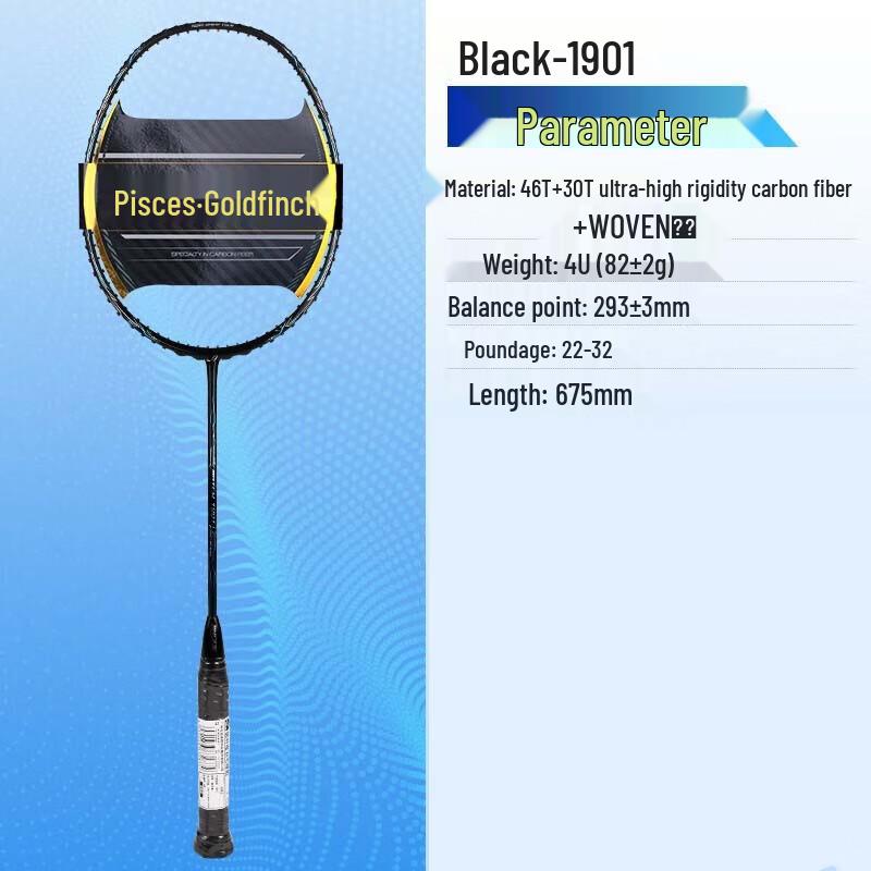 

Double Fish Full Carbon Badminton Racket