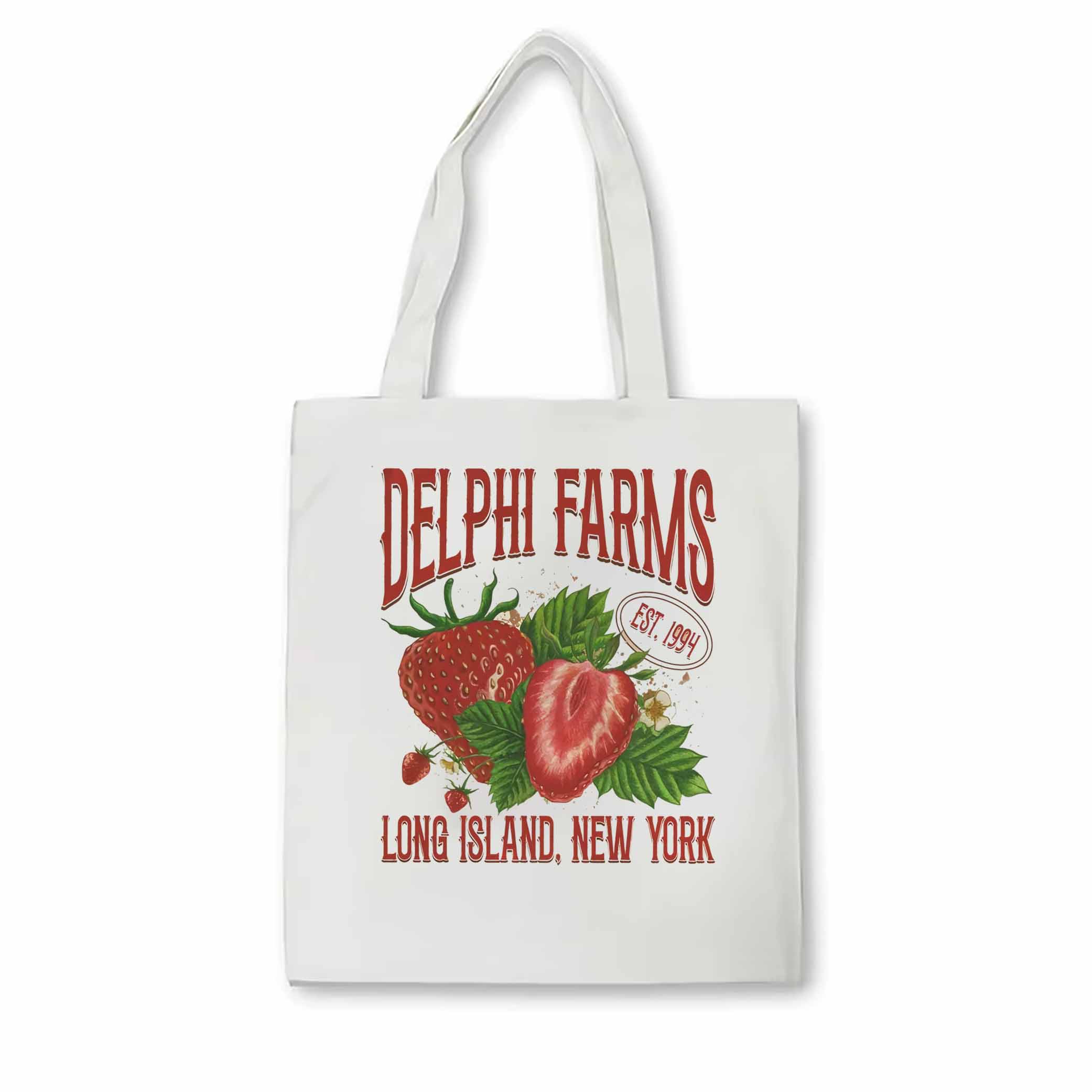 

Сумка-тоут Strawberry Farms Сумка-тоут Strawberry Graphic Сумка-тоут Percy Jackson The Olympians Сумка-тоут Bookish Gift Book Lover Bag WHITE