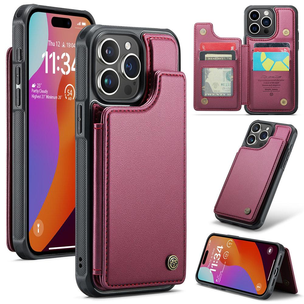 Flip Leather Wallet Phone Case For iPhone 16 15 14 Plus 13 12 11 Pro Max 6S 7 8 Plus SE Credit Card Shockproof Cover Coque