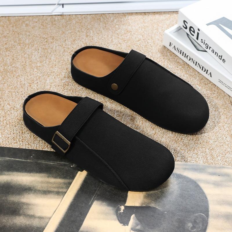 Baotou half-support shoes men's outdoor versatile spring and summer fashion one-pedal trendy shoes