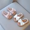 Summer Girls' Bowknot Fashion Sandals, Children's Princess Shoes, Soft-Soled Anti-Slip Beach Shoes.