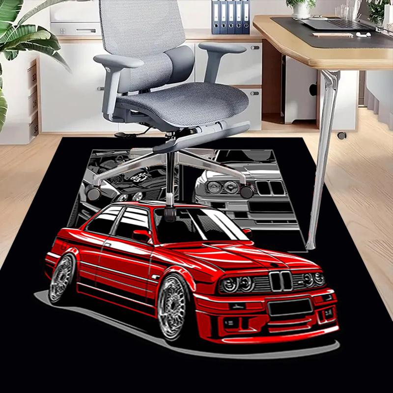 1 Pezzo Tappeto per Pavimento Auto Extra Large Antiscivolo, Ufficio, Famiglia, Camera da Letto Tappeto di Grande Area Tappeti Interni, Colori Vivaci