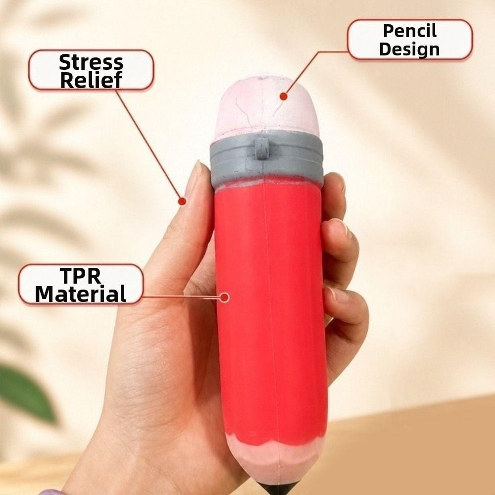 Slow Rising Fidget Toy Pinch Le TPR Squeeze Toy Simulation Pencil Squishy Toy Kids