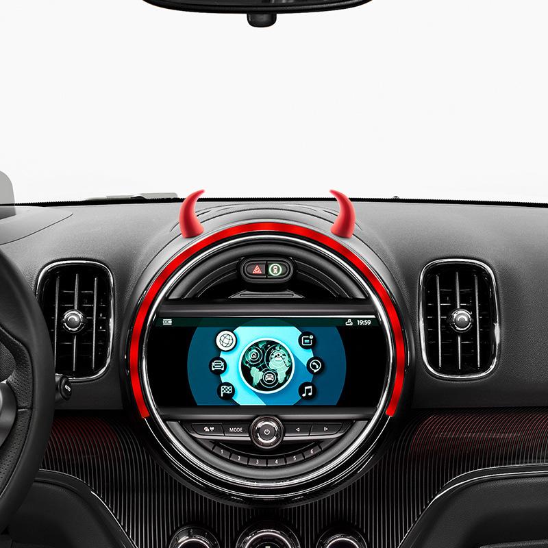 Car Decorations Devil's Corner  Steering Wheel Creative Decoration Dashboard Personality Ornaments Car Interior